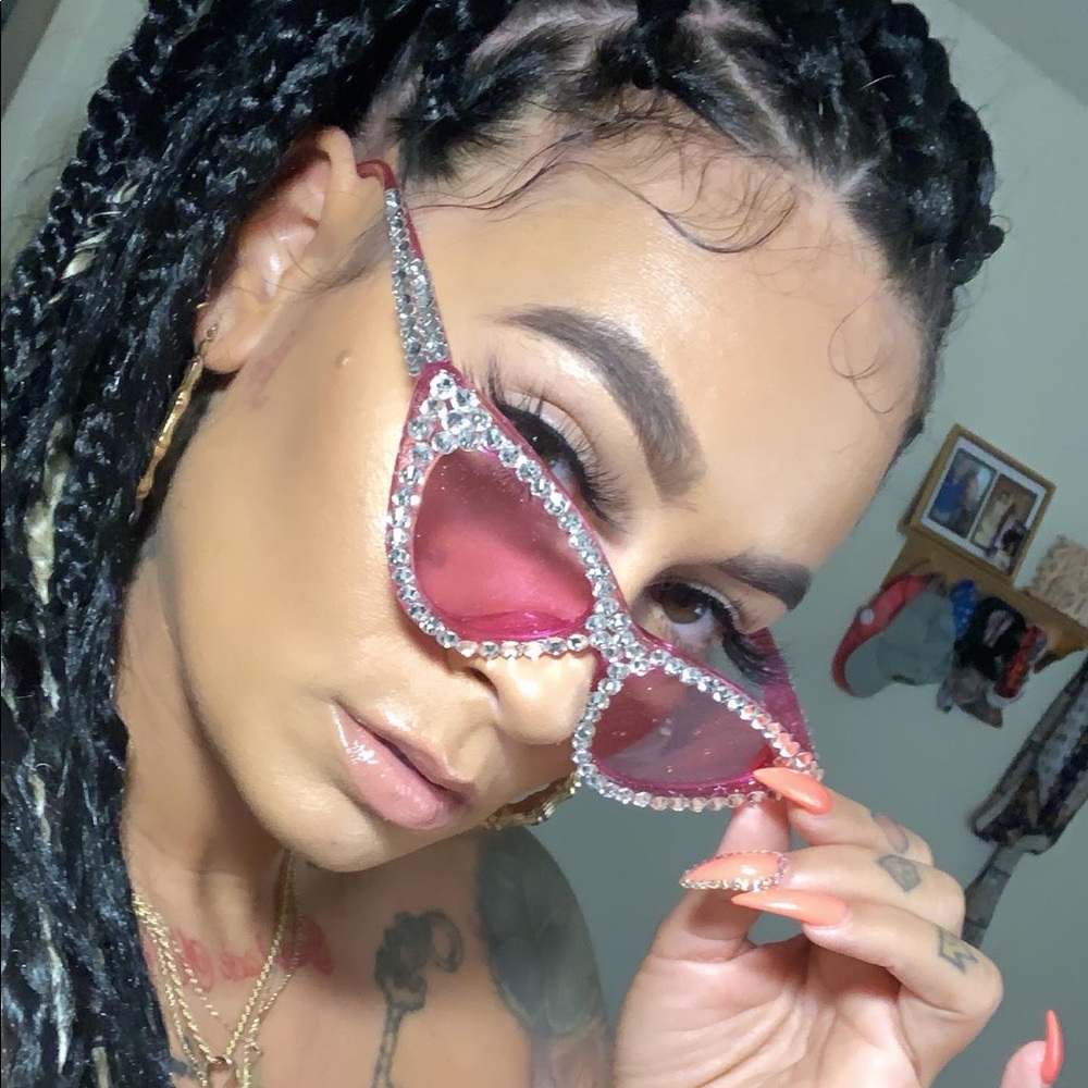 Handmade Rhinestone sunglasses